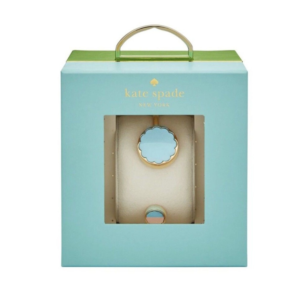 Kate Spade Scallop Gold-Tone Bangle Activity Track - Picture 4 of 5
